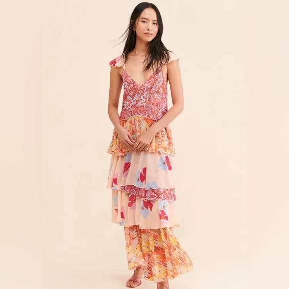 NWT Free People Coralie Maxi Dress size 0‎